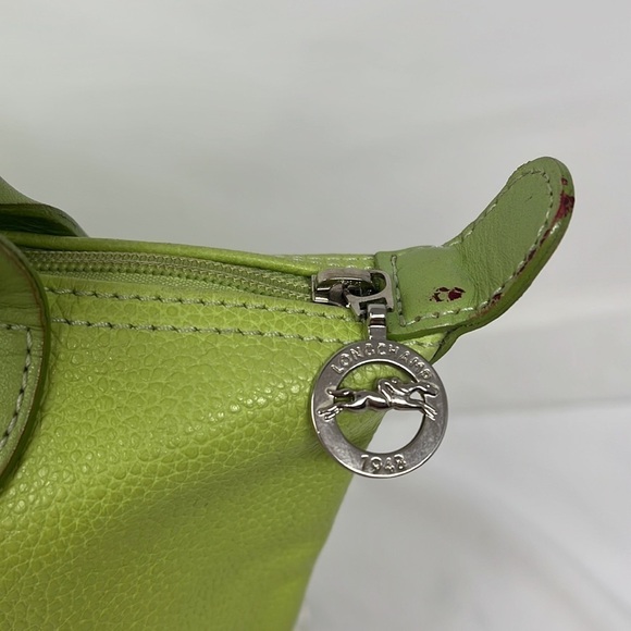 Longchamp Pebbled Leather Small Le Pliage Top Handle Zip Bag - Picture 4 of 13